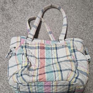 Plaid Quilted Women's Bag